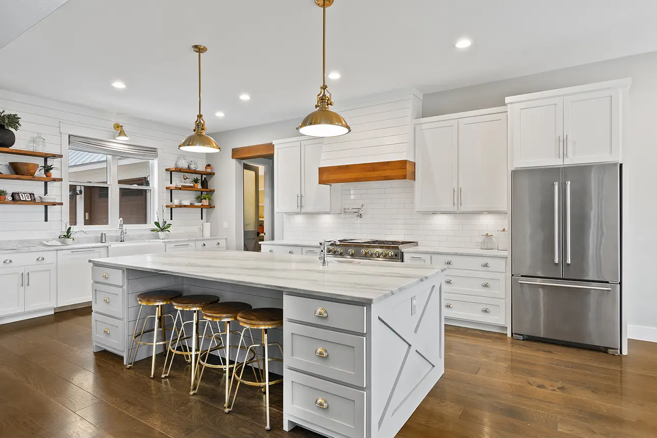 Custom kitchen cabinets and luxury kitchen remodel in Macomb MI